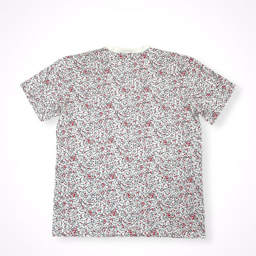 DIOR HOMME ディオール オム / 〈クリス ヴァン アッシュ期〉 VネックジオメトリックTEE SIZE：M