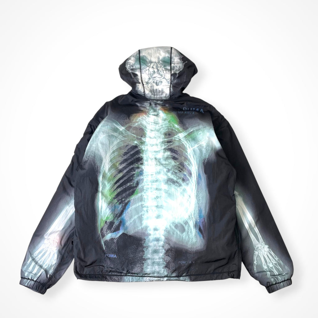 PUMA × Aries / 骨格プリントナイロンジャケット SIZE:M