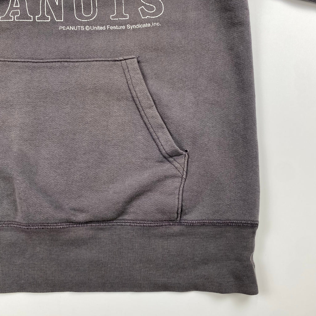 90s VINTAGE PEANUTS ピーナッツ / フェード感 両面プリント  プルオーバーパーカー SIZE：S