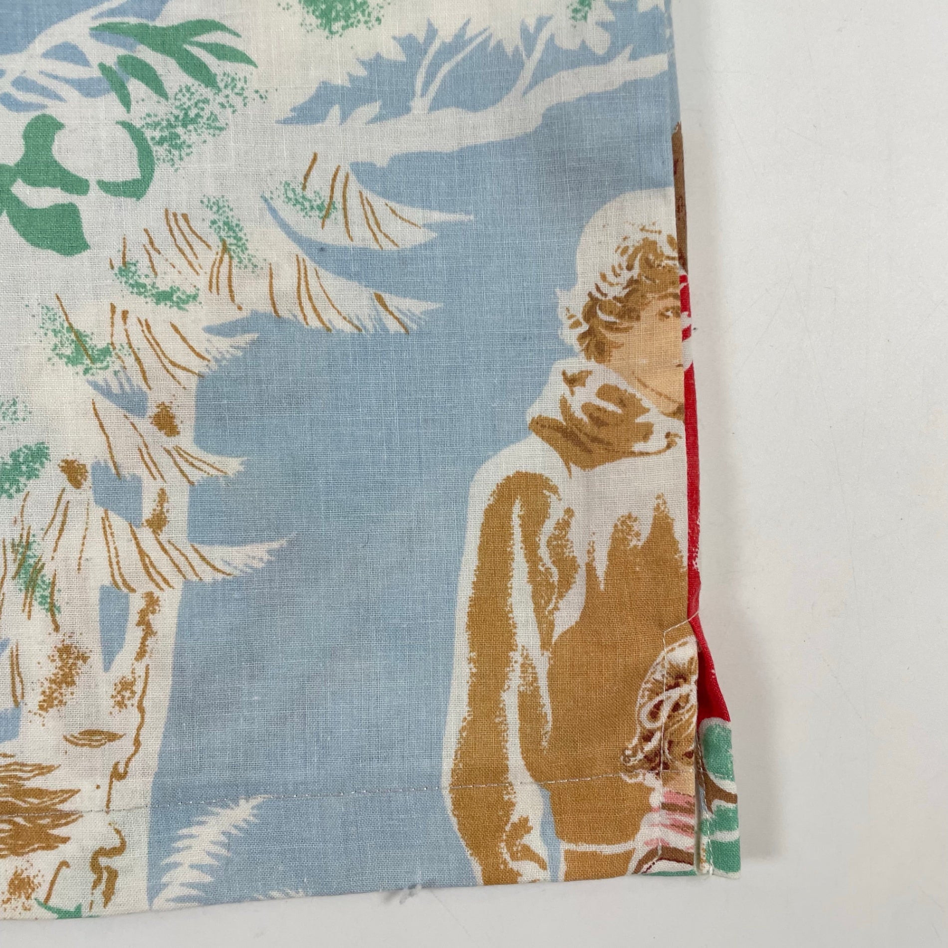VINTAGE / 【E.T.】 USA製 ヴィンテージシーツリメイクシャツ SIZE:S(M程度)