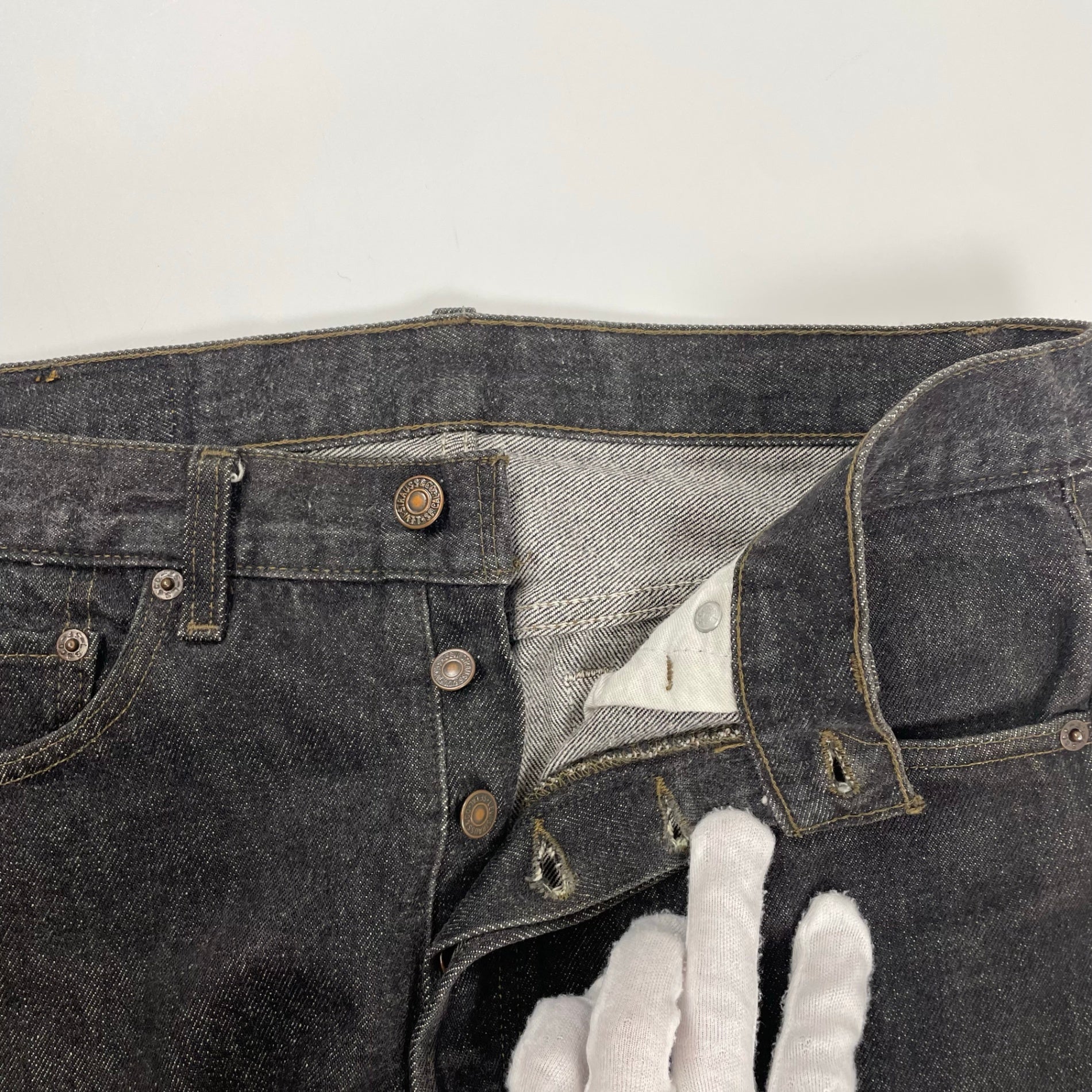 Levi's リーバイス / 先染めUSA製501 デニムパンツボタン裏652 SIZE:W32