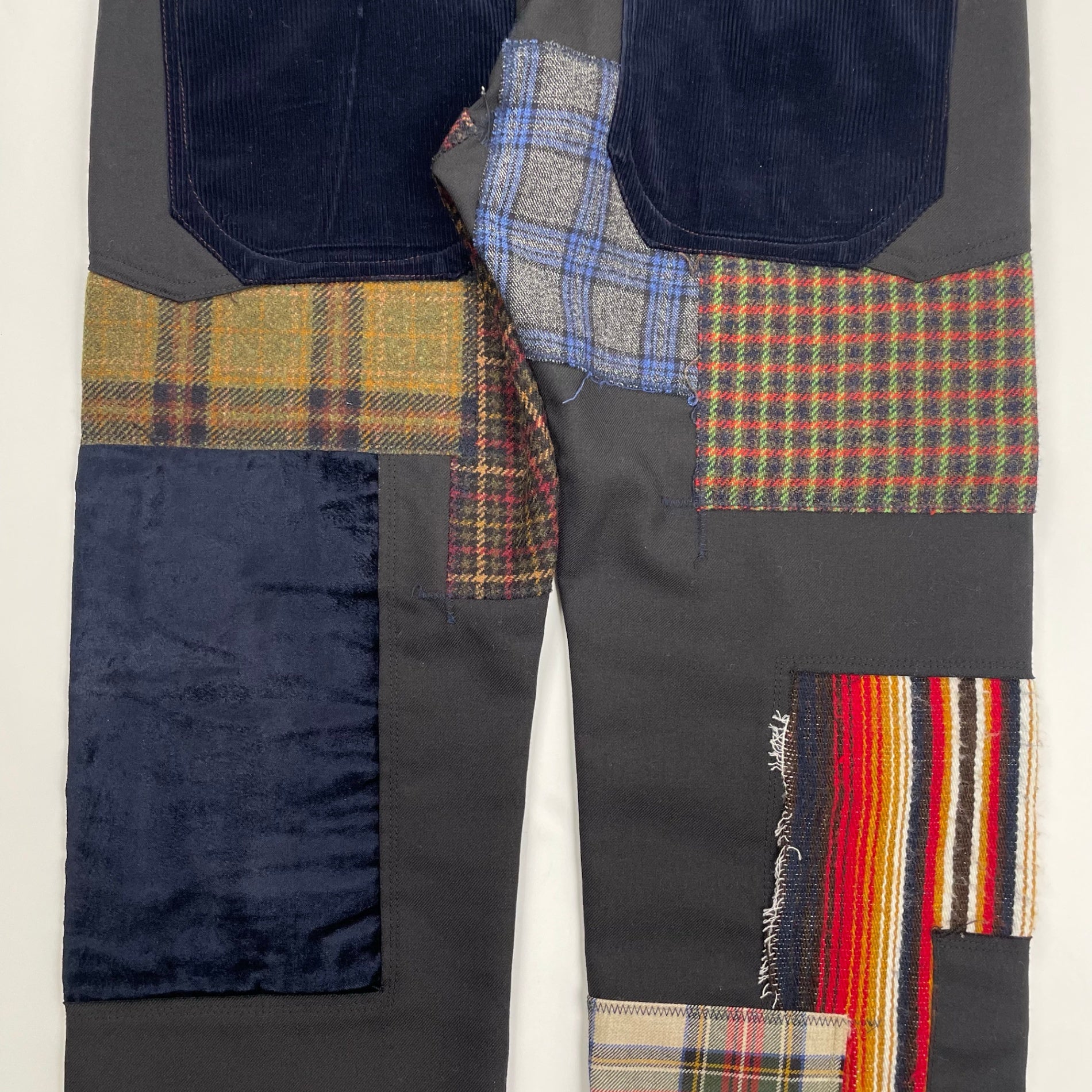 JUNYA WATANABE MAN ジュンヤワタナベ / 22AW パッチワーク5Pデニムパンツボトム 参考定価：70,000程度 SIZE：L