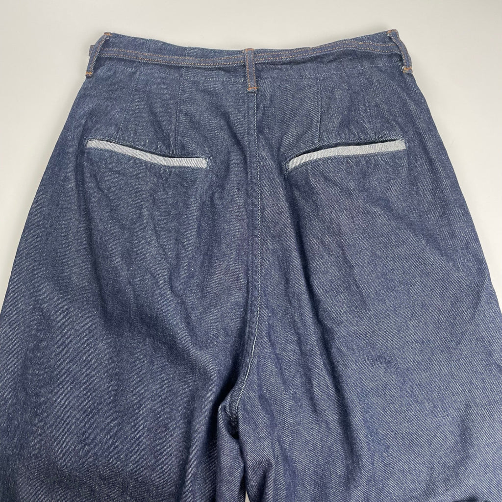 beautiful people ビューティフルピープル / left hand twill tuck denim pants デニムパンツ 24ss 極美品 参考定価：45,000+tax  SIZE:34