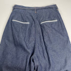 beautiful people ビューティフルピープル / left hand twill tuck denim pants デニムパンツ 24ss 極美品 参考定価：45,000+tax  SIZE:34