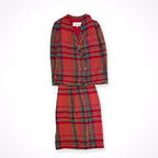 DONNA erre / セットアップ パイルチェックジャケット 参考定価：170,000程度 SIZE:42