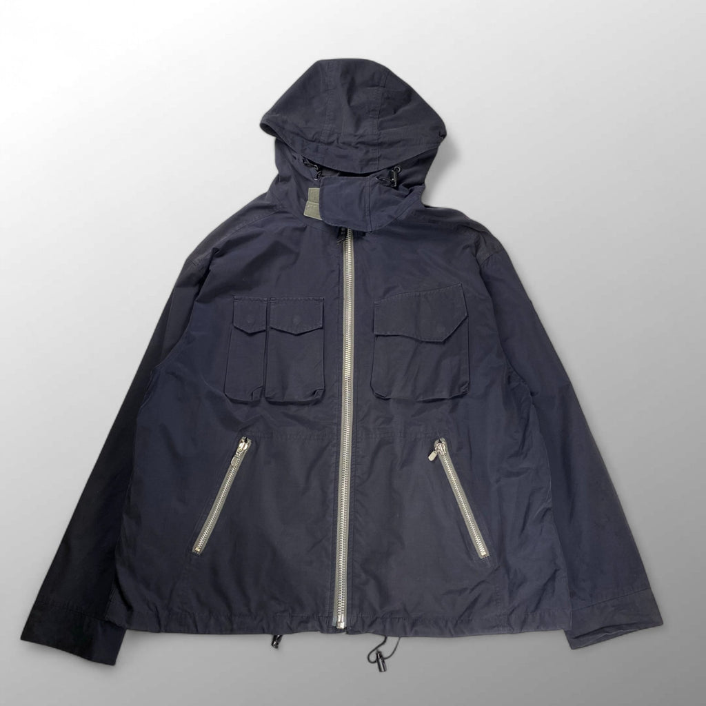 【LIMITTED ISSUE】 VINTAGE 90-00s TOMMY HILFIGER トミーヒルフィガー / COTTON NYLON TECH JACKET タクティカル ミリタリー フライトジャケット SIZE:L