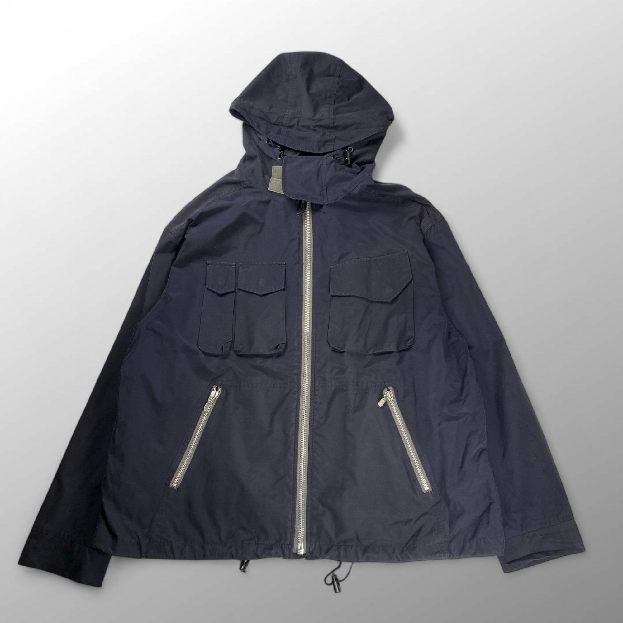 【LIMITTED ISSUE】 VINTAGE 90-00s TOMMY HILFIGER トミーヒルフィガー / COTTON NYLON TECH JACKET タクティカル ミリタリー フライトジャケット SIZE:L