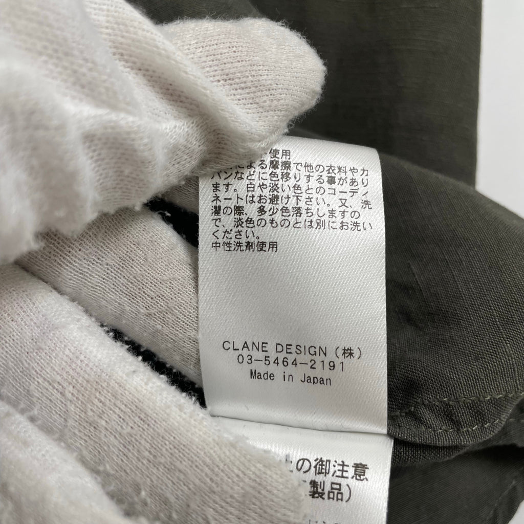 CLANE HOMME / ボックスワイドリネンシャツ 参考定価：28,000+tax SIZE:2