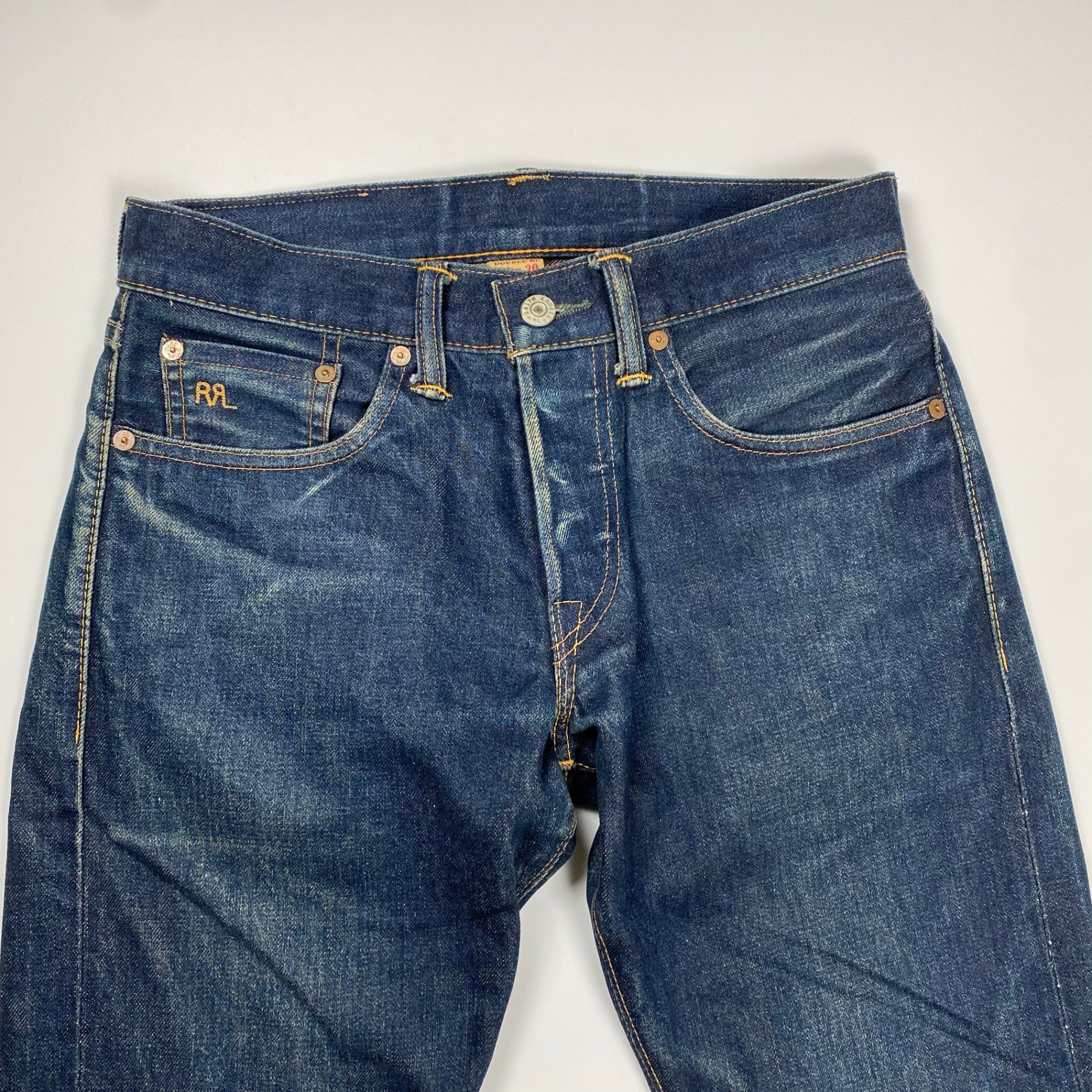 RRL ダブルアールエル / JAPAN SELVIDGE DENIM PANTS デニムパンツ SLIM FIT 参考定価：65,000程度 SIZE:28×30