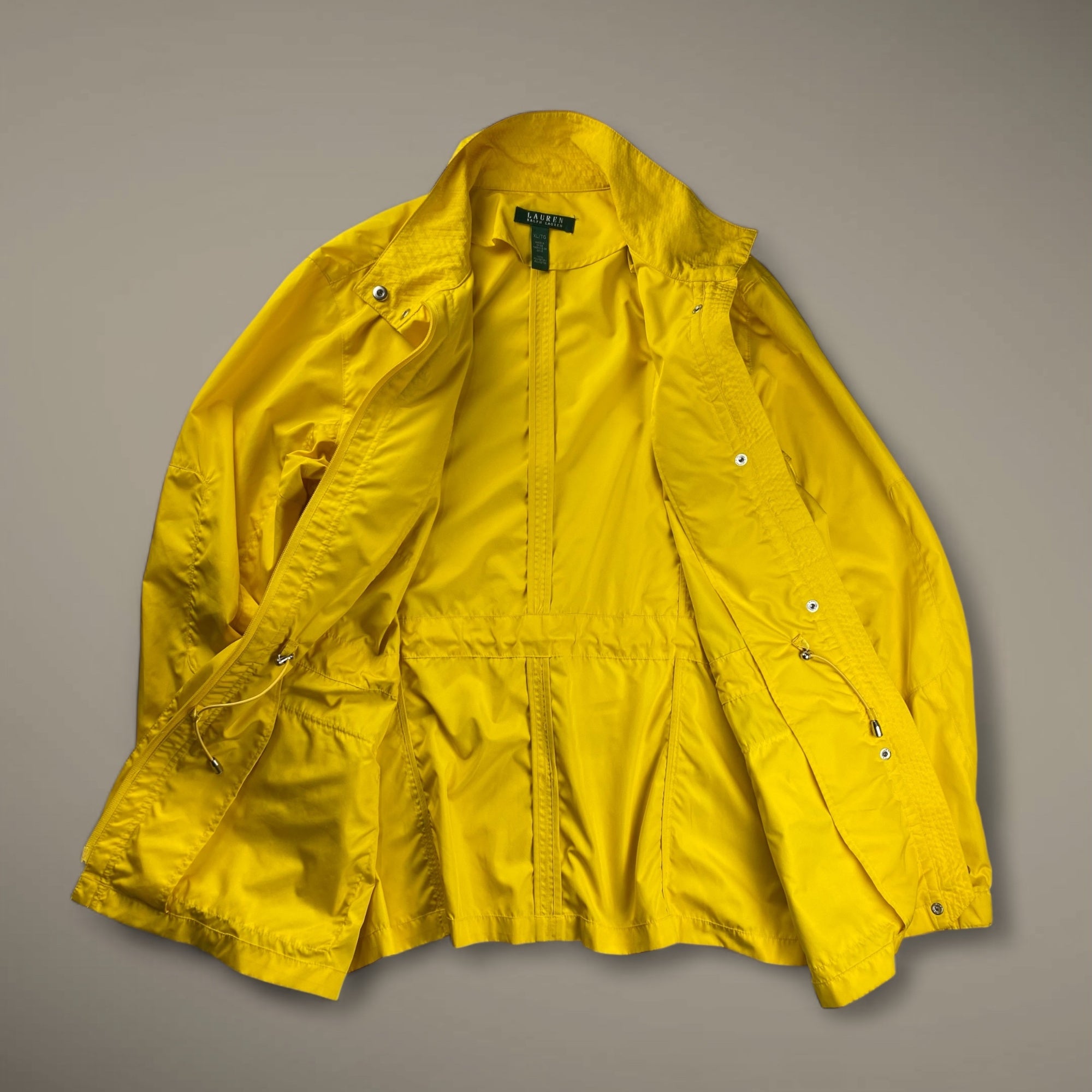 【ユニセックス】 LAUREN RALPH LAUREN ローレン ラルフローレン / ジップアップジャケット 希少デザイン 切替 ステッチ SIZE:XL