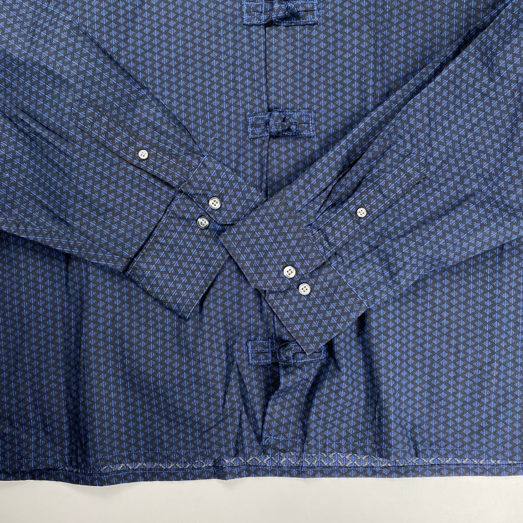 古着 VINTAGE claiborne クレイボーン / チャイナボタン シャツ ビッグシルエット SIZE：3XL