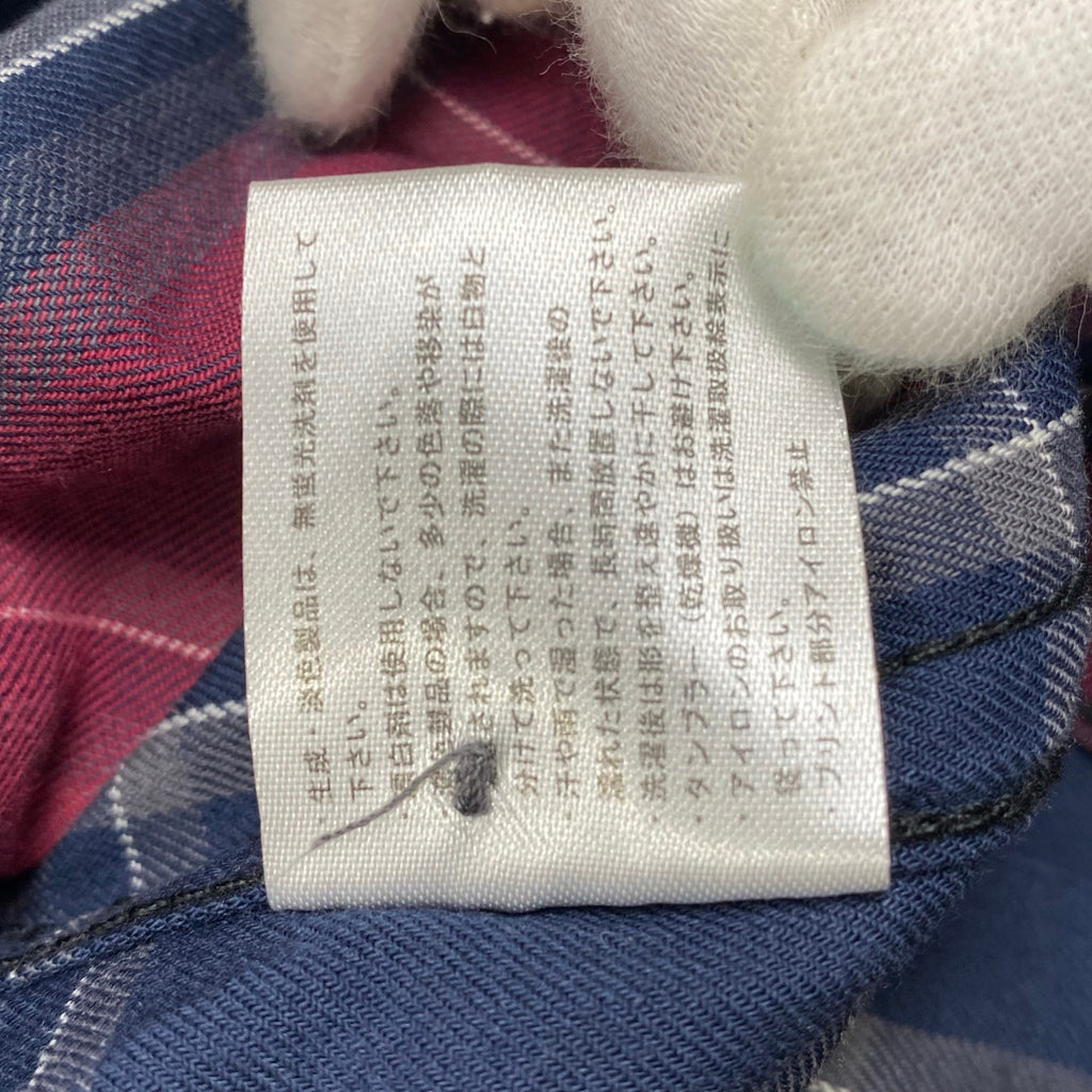 vanson ヴァンソン / スカル＆クロス チェックシャツ SIZE:L