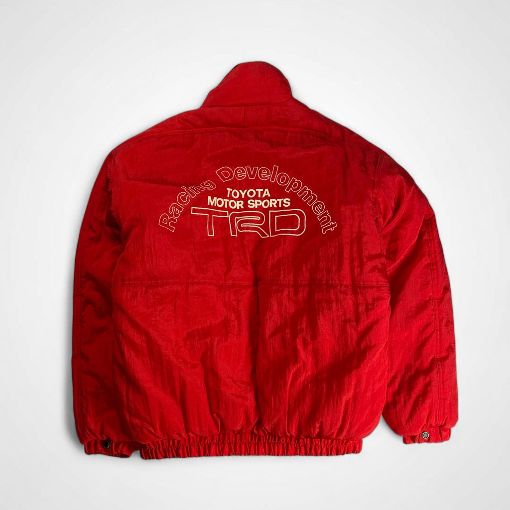 TOYOTA MOTOR SPORT トヨタ / 90s ヴィンテージレーシングジャケット 中綿 当時物 SIZE：L