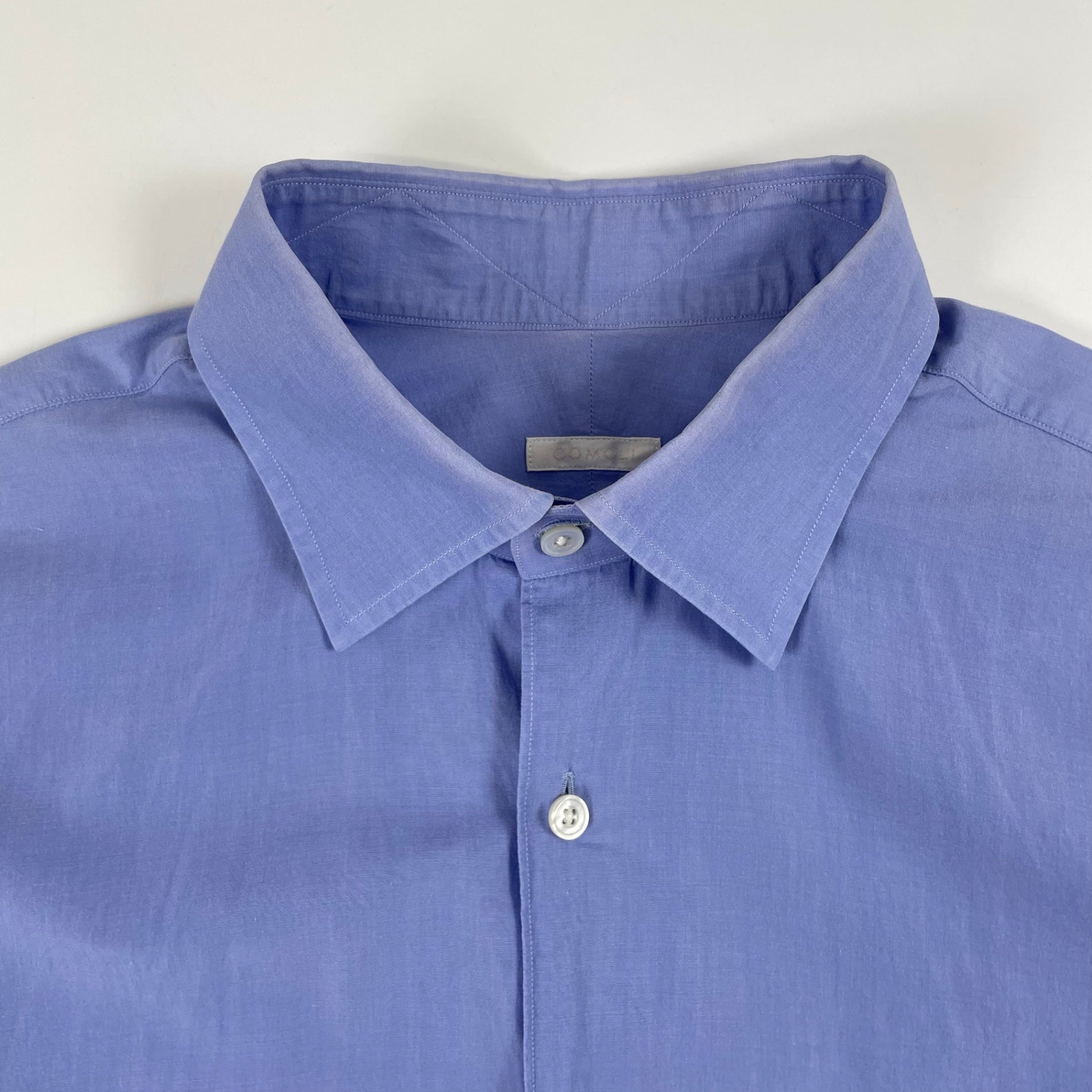 COMOLI / コットンレギュラーカラーシャツ SIZE:42
