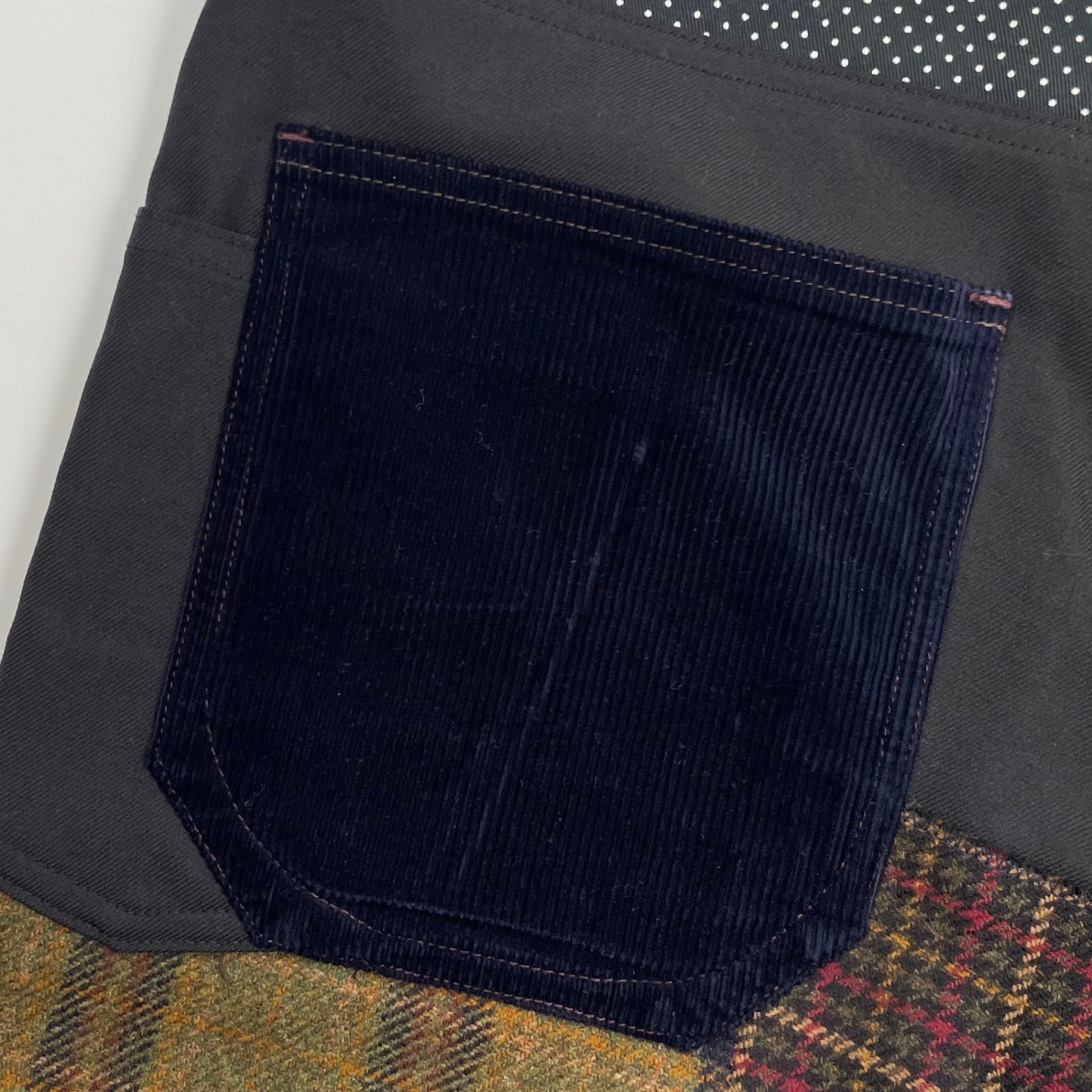 JUNYA WATANABE MAN ジュンヤワタナベ / 22AW パッチワーク5Pデニムパンツボトム 参考定価：70,000程度 SIZE：L