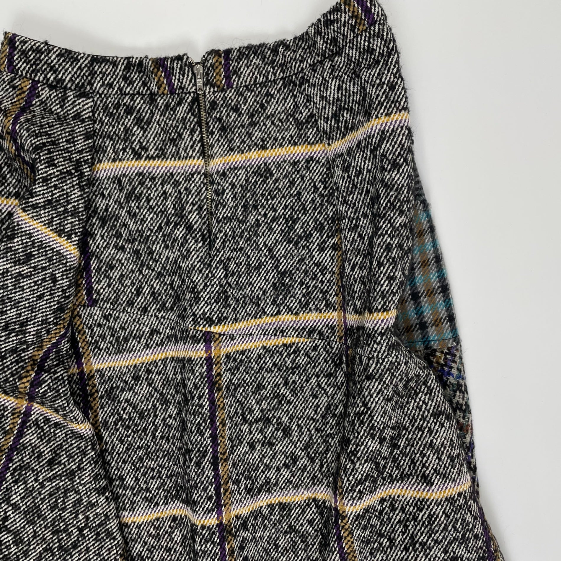 collection PRIVEE? コレクション プリヴェ / ツイードアシンメトリースカート H.P FRANCE取扱い 参考定価：50,000程度 SIZE:42