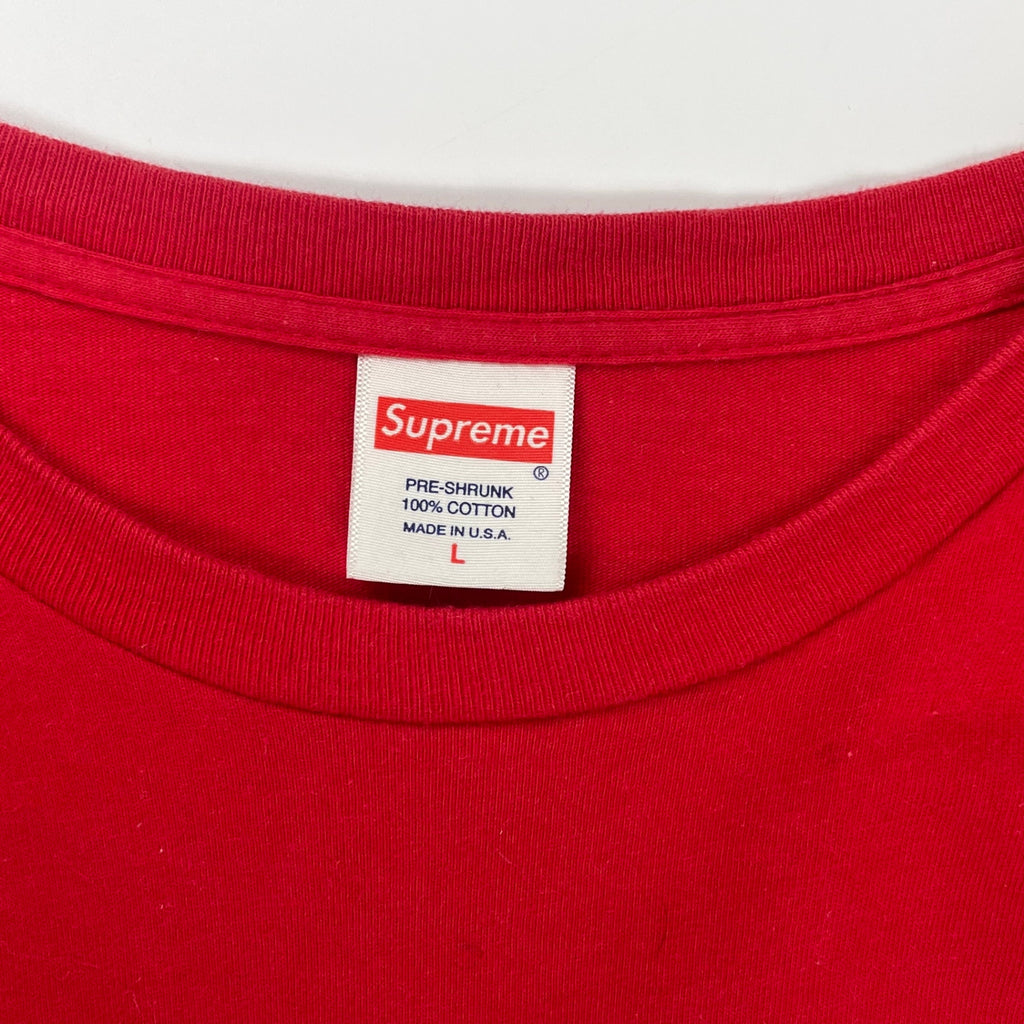 Supreme シュプリーム / 長袖Tシャツ 無地 USA製 SIZE:L