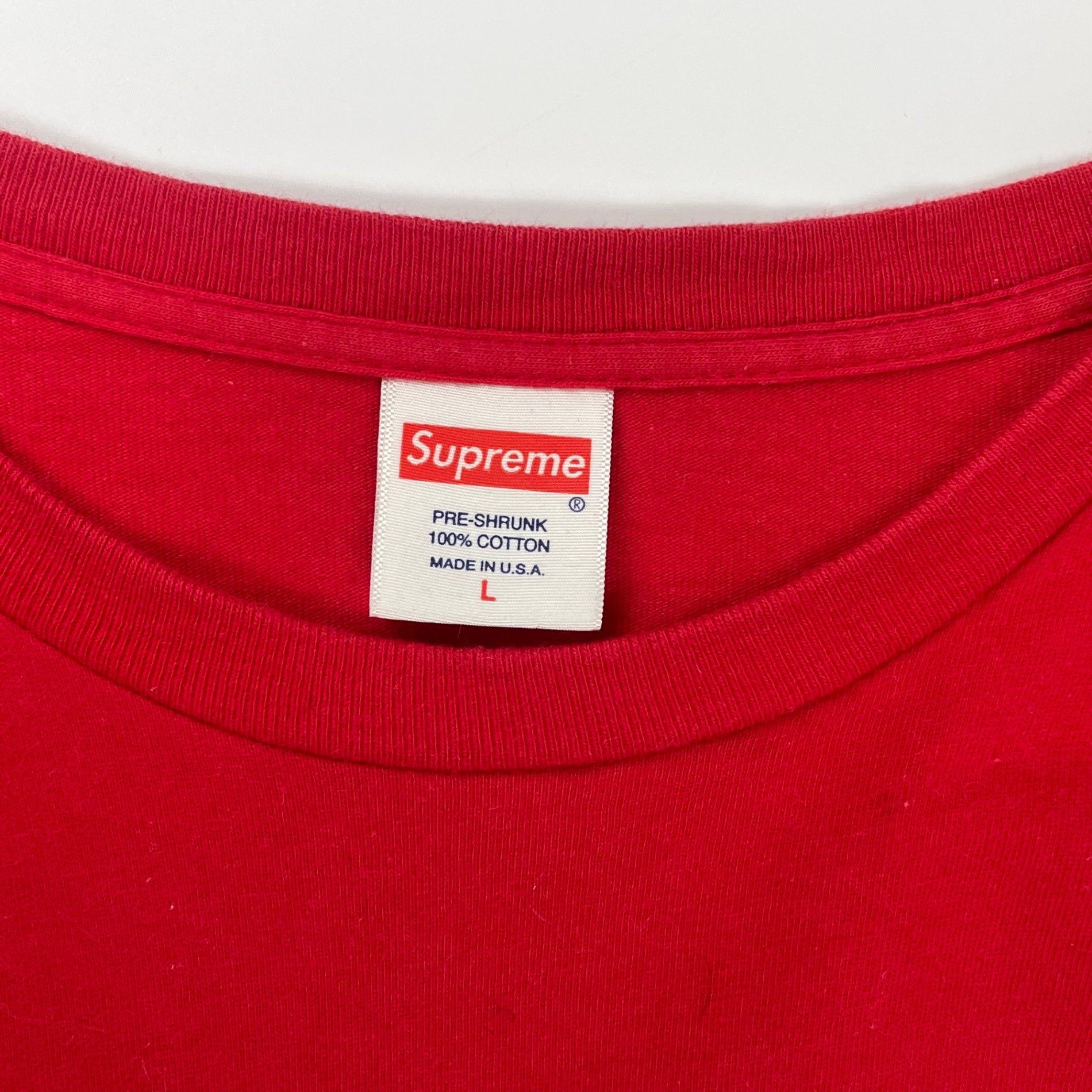 Supreme シュプリーム / 長袖Tシャツ 無地 USA製 SIZE:L