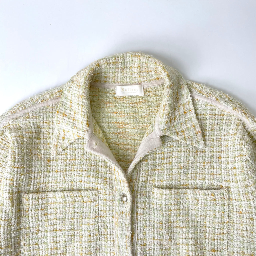 Ballsey / 26SS ミックスツイード シャツブルゾン 参考定価：38,000+tax SIZE:S
