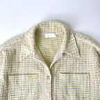 Ballsey / 26SS ミックスツイード シャツブルゾン 参考定価：38,000+tax SIZE:S
