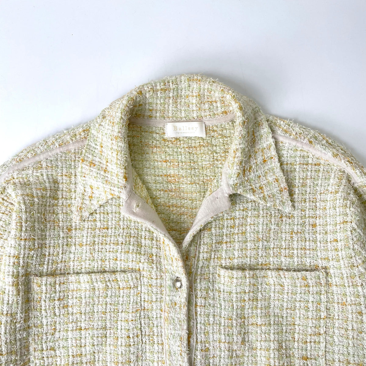 Ballsey / 26SS ミックスツイード シャツブルゾン 参考定価：38,000+tax SIZE:S