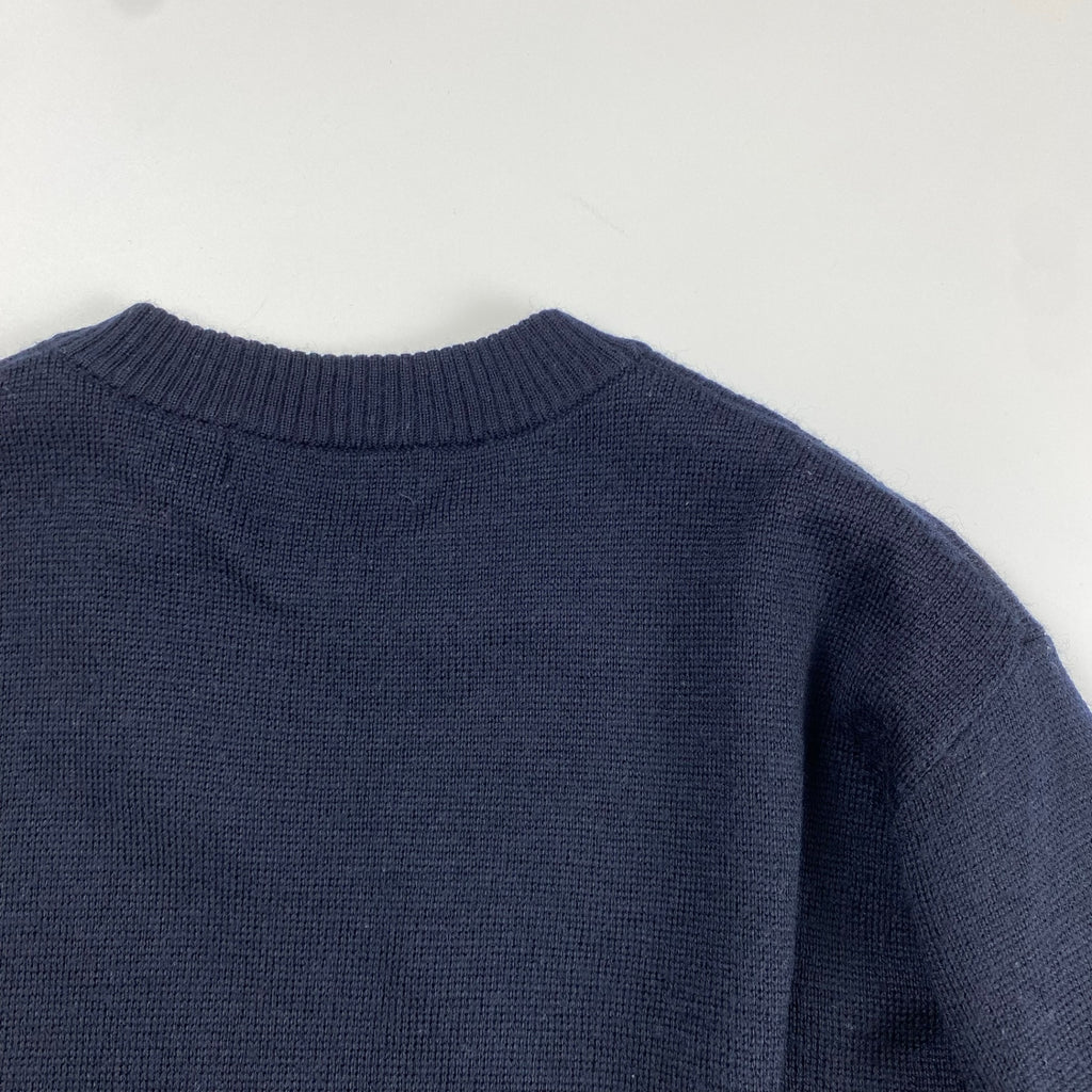 FRED PERRY フレッドペリー / スリーブロゴ ジャガードロゴニット SIZE:M