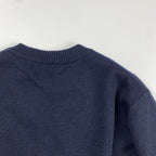 FRED PERRY フレッドペリー / スリーブロゴ ジャガードロゴニット SIZE:M