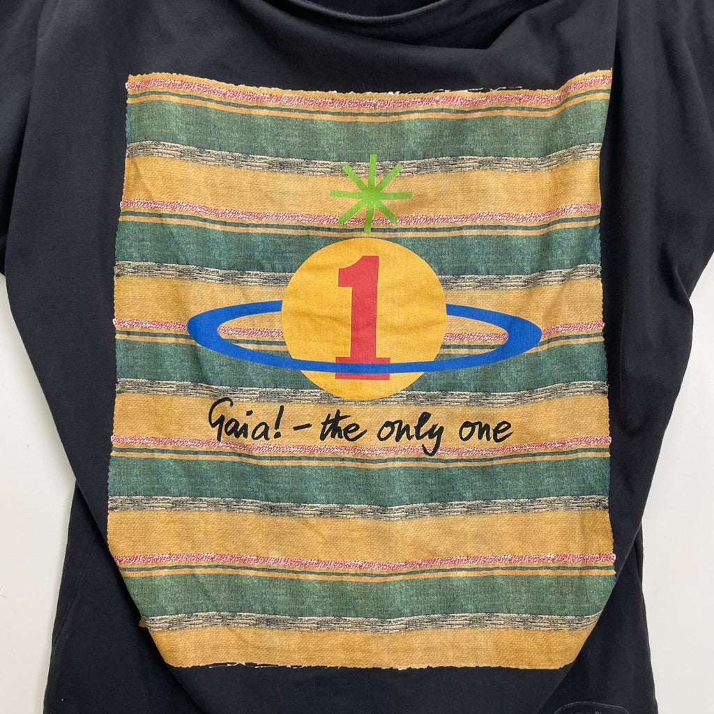 vivienne westwood ヴィヴィアン ウエストウッド / GAIA THE ONLY ONE TEE オーブプリント 変形Tシャツ SIZE:XS