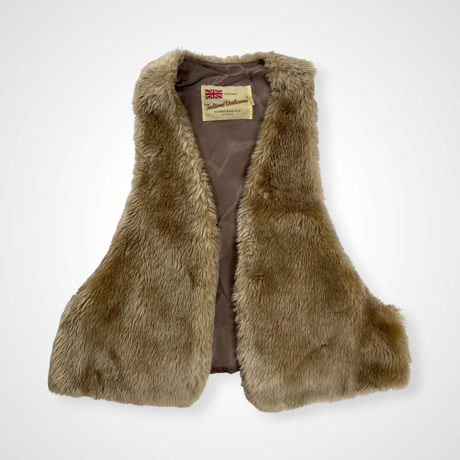 Traditional Weatherwear トラディショナル ウェザーウェア / エコファー 短丈ベスト 参考定価：20,000程度 SIZE:34