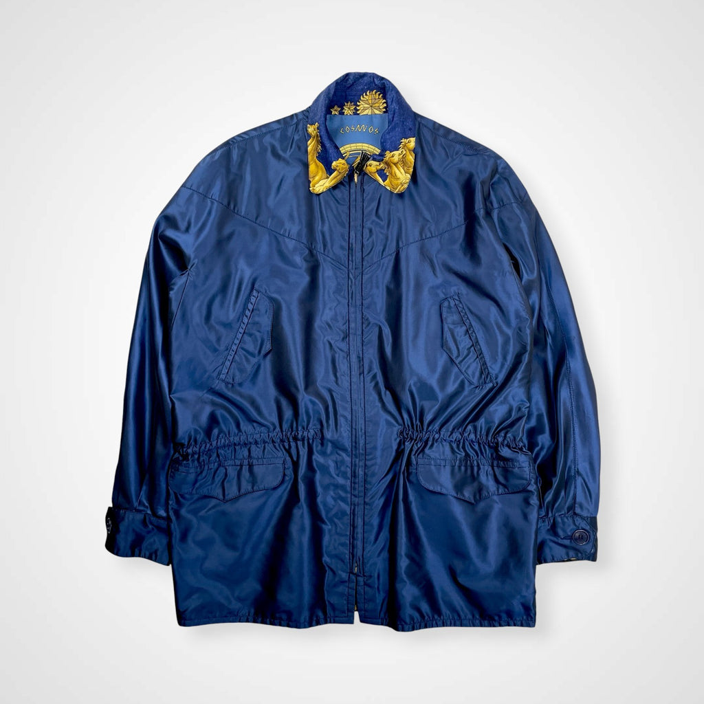 HERMES エルメス / VINTAGE ”COSMOS” シルクリバーシブルジャケット SIZE：40