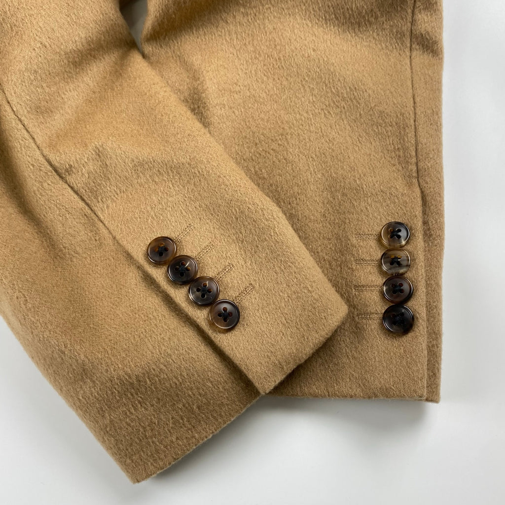 Ermenegildo Zegna社 GINZA YAMAGATAYA仕立て / 最高級ピュアカシミア100％ カシミアコート 水牛ボタン 銀座 老舗テーラー  SIZE：L程度