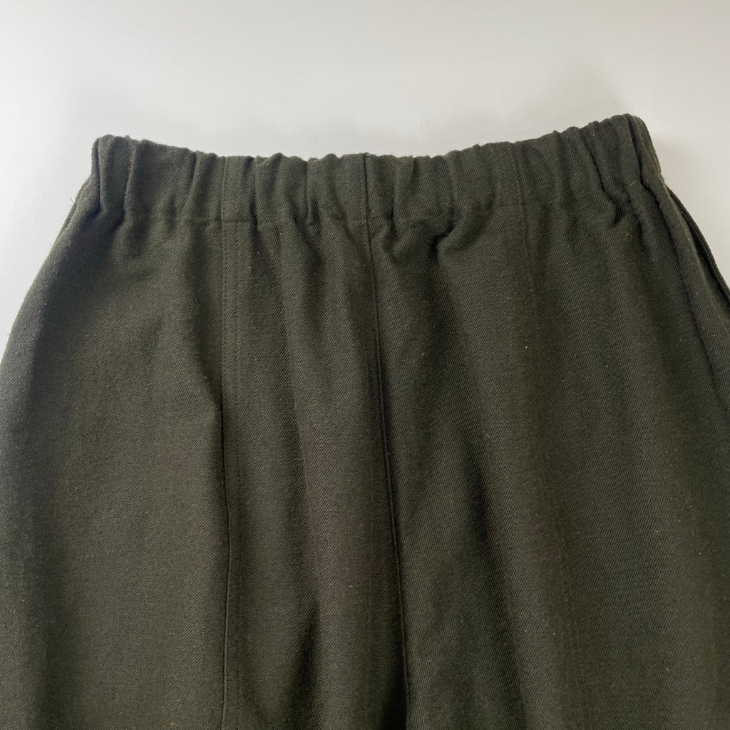 Curensology カレンソロジー / コットンウールドロストパンツ カーキ 参考定価：26,000+tax SIZE:FREE