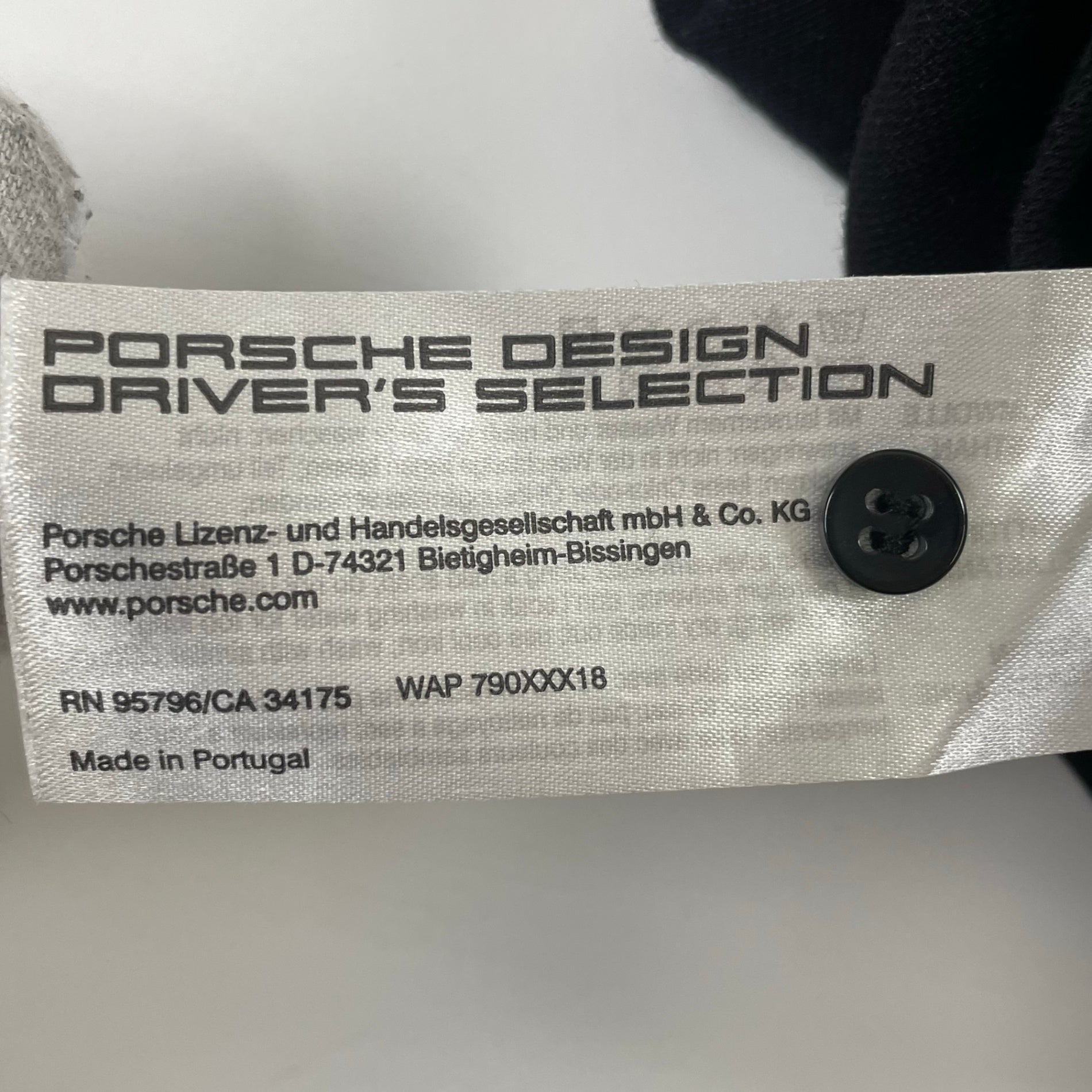 PORSCHE / ラインストーンポロシャツ 参考定価：20,000程度 SIZE:M
