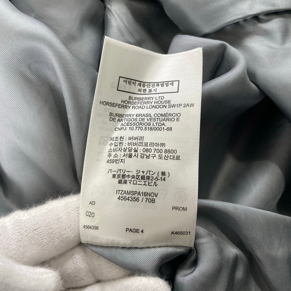 BURBERRY バーバリー / テクニカルストレッチスカート リカルドティッシ グレー 参考定価：80,000程度 SIZE：S-M程度