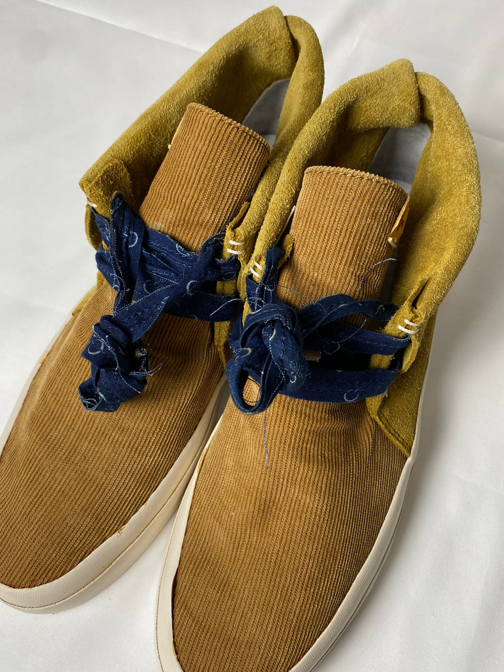 visvim ビズビム コーデュロイ レザー スニーカー FLYNT LOW