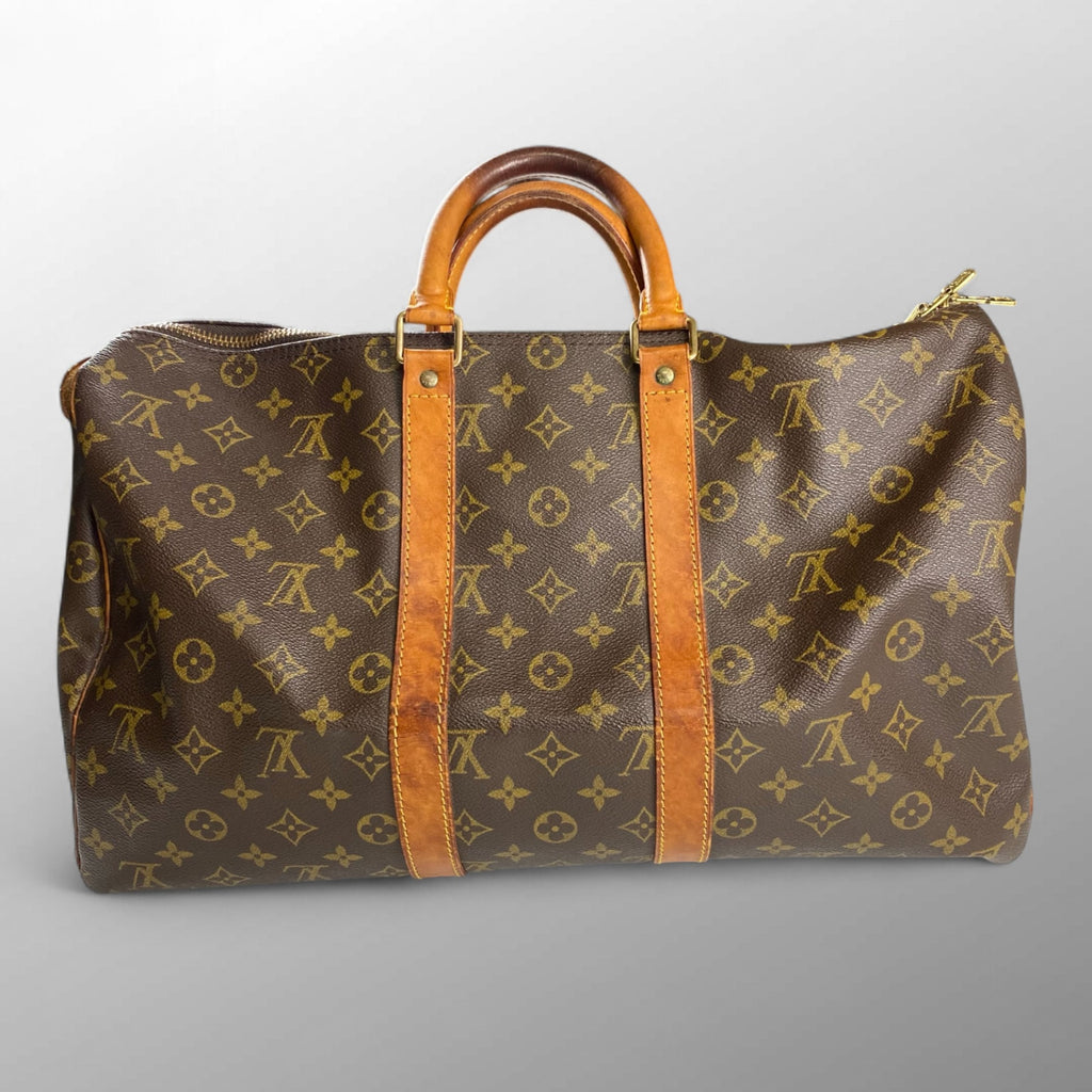 LOUIS VUITTON ルイ ヴィトン / キーポル45 M41428 SP1923 モノグラム ボストン トラベル ブラウン