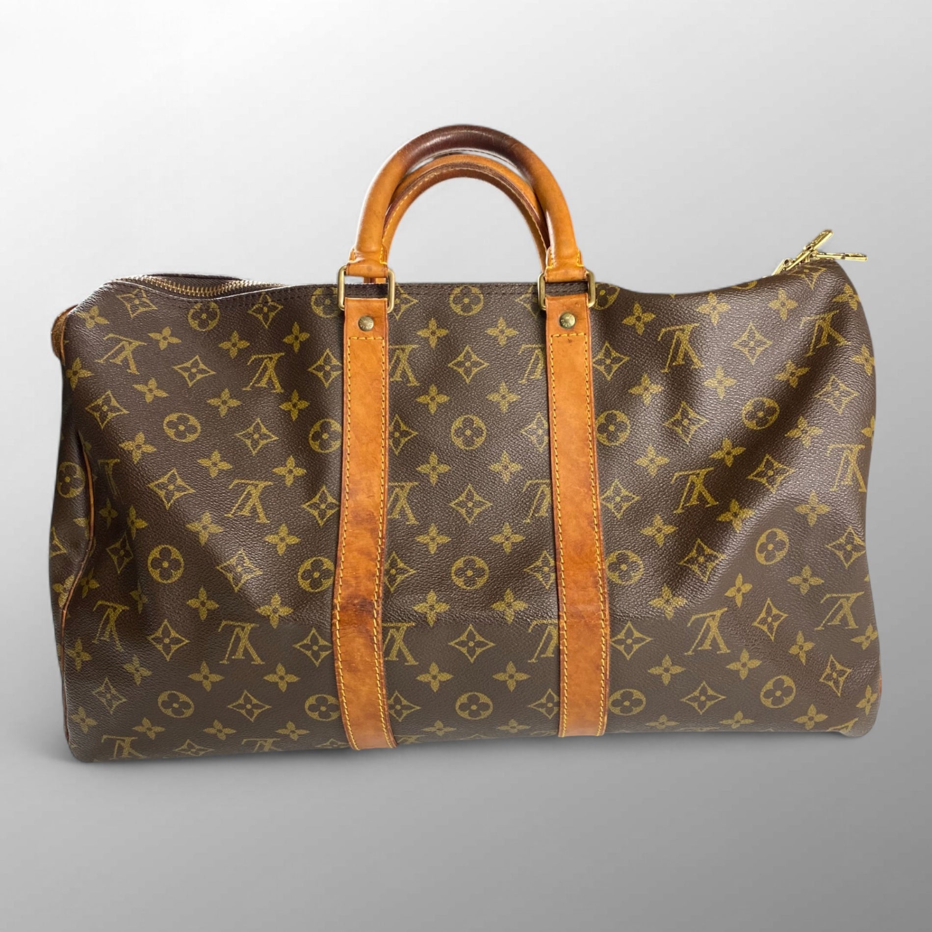 LOUIS VUITTON ルイ ヴィトン / キーポル45 M41428 SP1923 モノグラム ボストン トラベル ブラウン