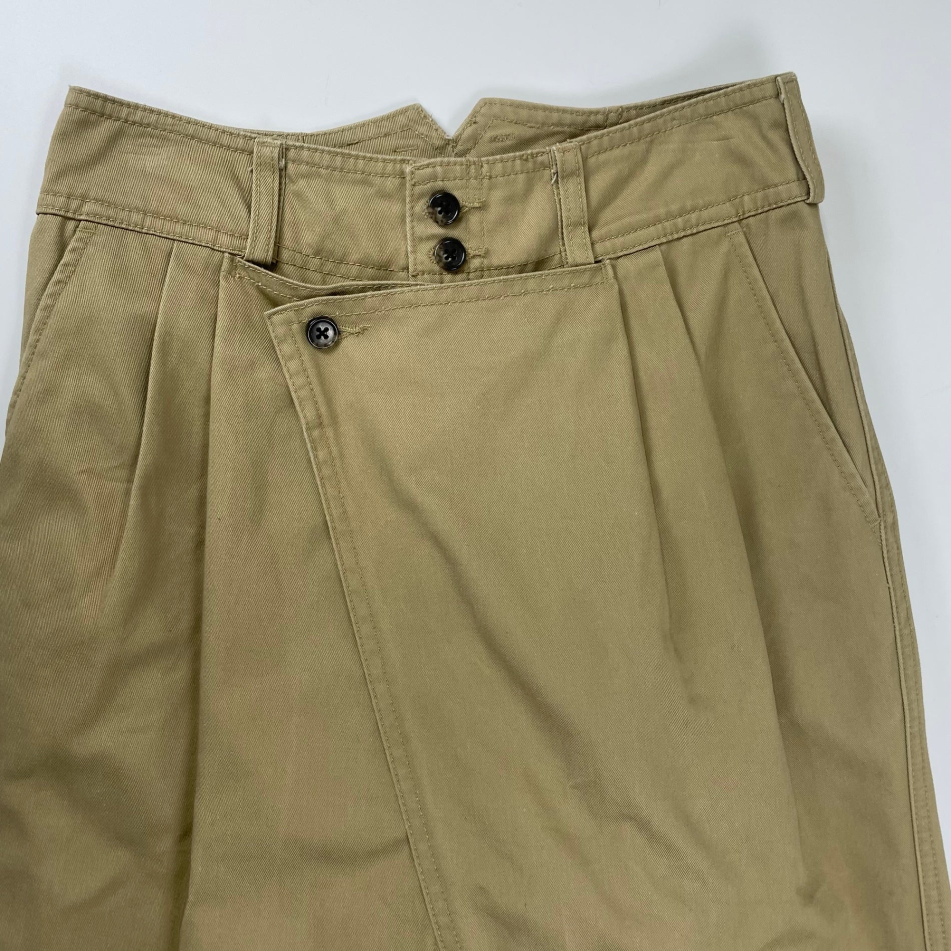 CLANE クラネ / FRONT WRAP CHINO PANTS フロントラップチノ  参考定価：28,000+tax SIZE：2