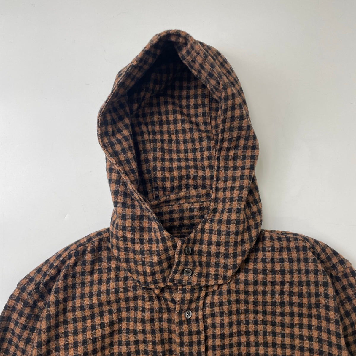 UMIT BENAN / フランネルフードシャツ 参考定価：55,000程度 SIZE:46
