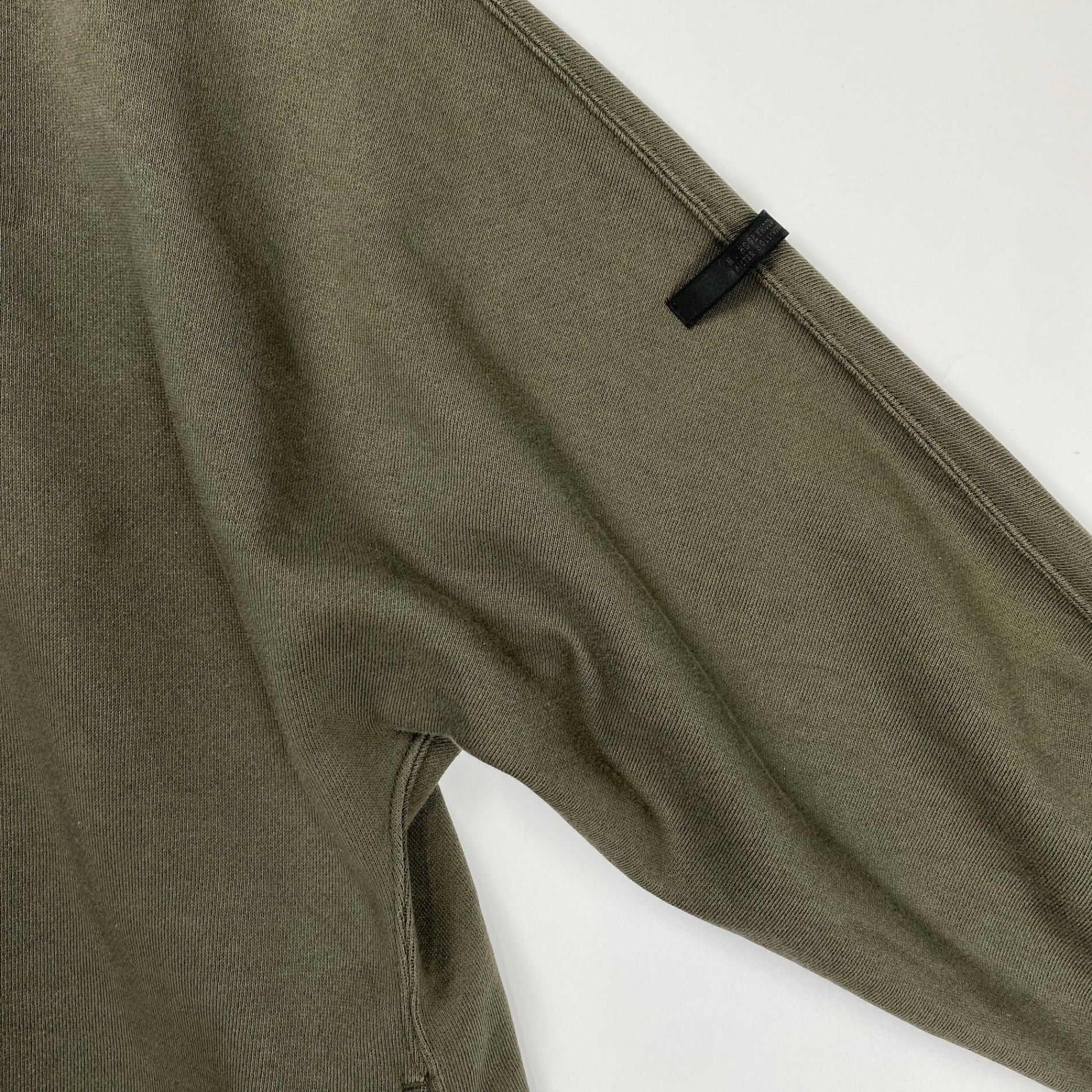 N.HOOLYWOOD エヌハリウッド / COMPILE CREW NECK SWEATSHIR スウェット カーキ 参考定価：25,000+tax SIZE:38(M程度)