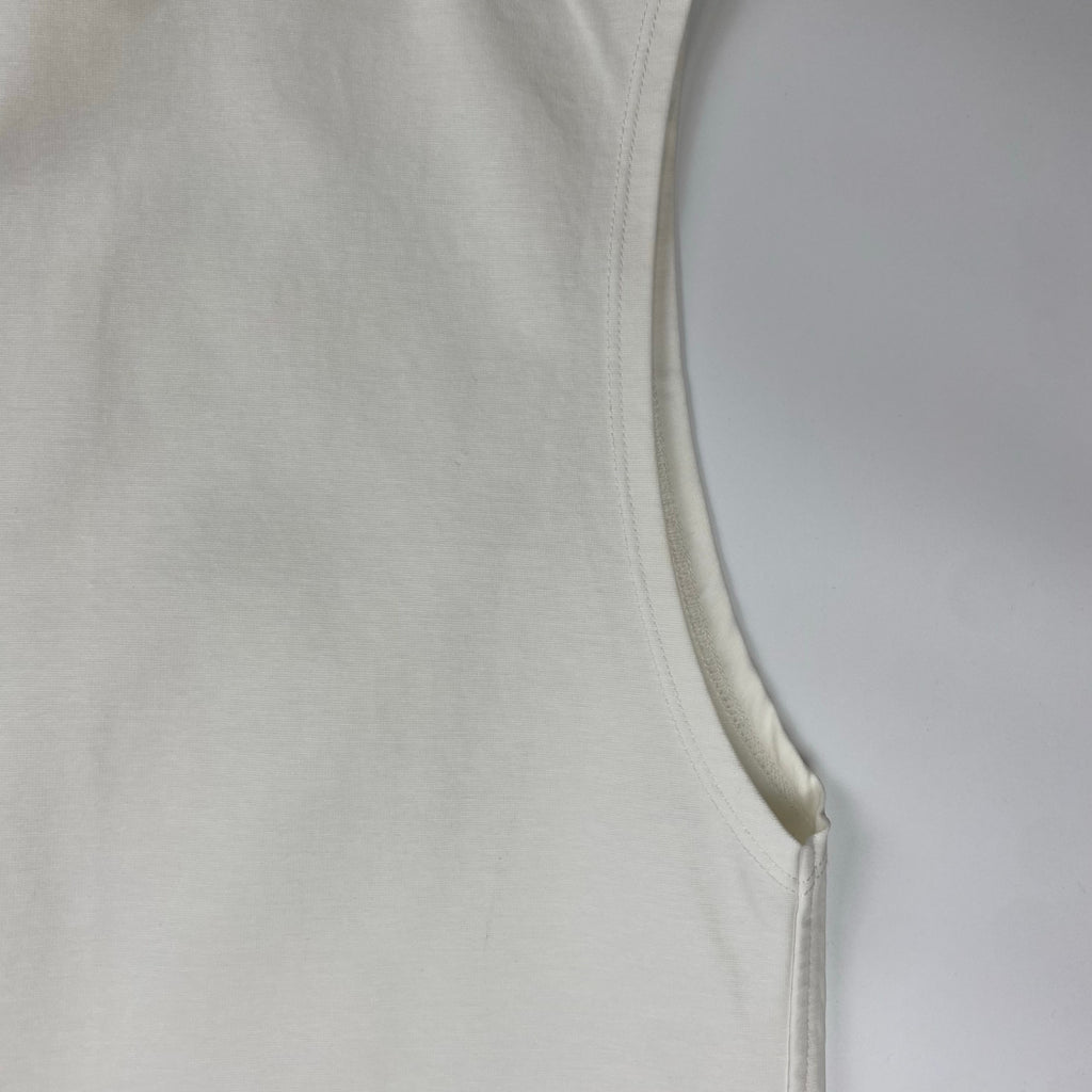 MAISON SPECIAL メゾンスペシャル / スマッシングポンチプライムプルオーバーノースリーブ ホワイト SIZE:01(L程度)