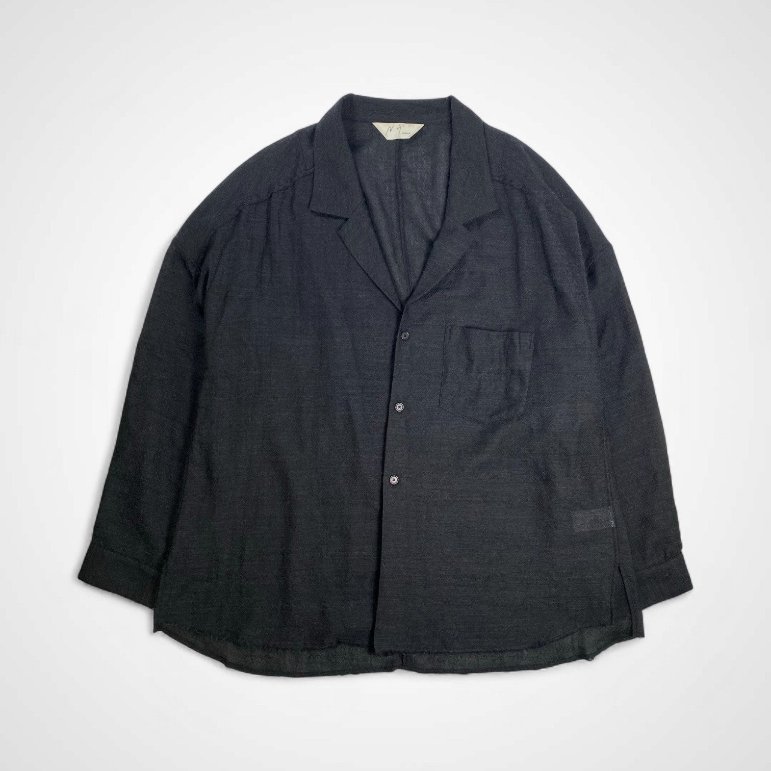 ancellm アンセルム / WOOL KERSEY TAILORED SHIRT ウールカルゼ テーラード シャツ 25AW SIZE：2