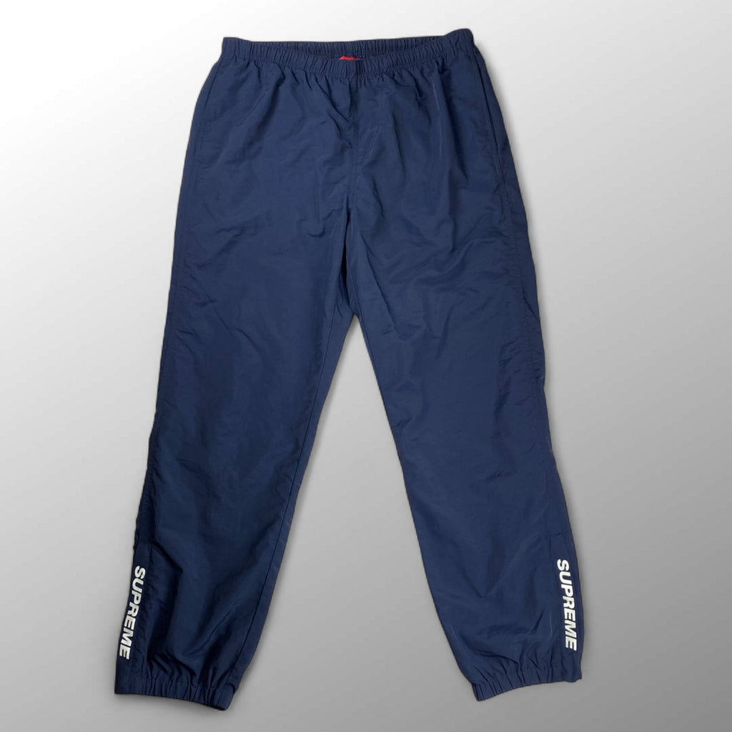 SUPREME シュプリーム / Warm Up Pant 20AW ウォームアップパンツ ネイビー 裾ロゴ SIZE:M