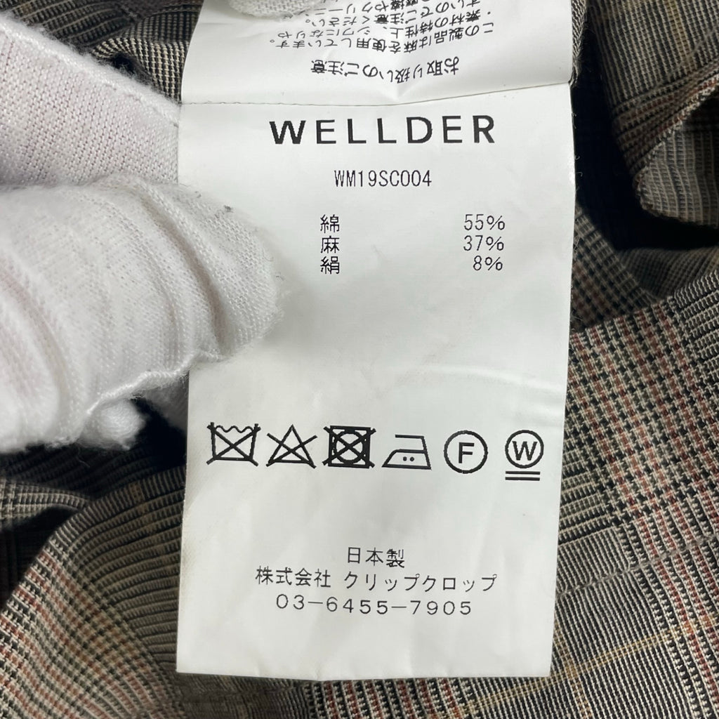 WELLDER / グレンチェック柄 スプリングコート 参考定価：70,000程度 SIZE:3