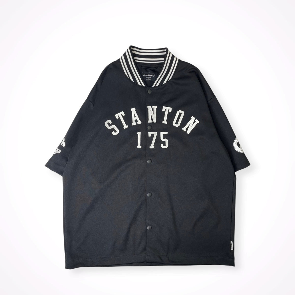 BAY FLOW × CHARI＆Co / コラボベースボールシャツ 参考定価：12,000程度 SIZE:3