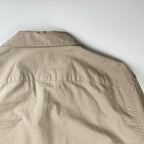AURALEE オーラリー / SELVEDGE WEATHER CLOTH SHIRTS オープンカラー シャツ ベージュ 参考定価：22,000+tax SIZE：3