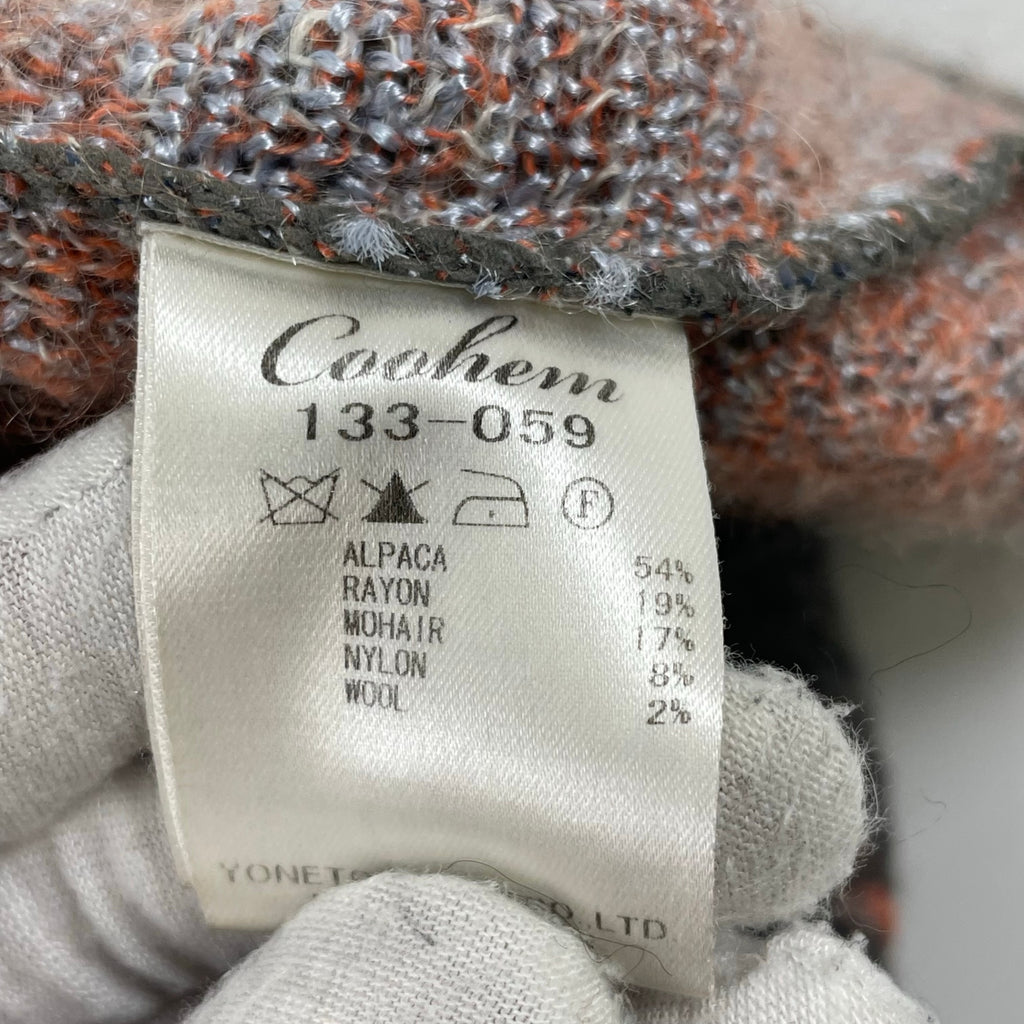 coohem / モヘヤ混アーガイルニット 参考定価：40,000程度