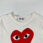 PLAY COMME des GARCONS / ハート＆ラインストーン Tシャツ AD2009 SIZE:S