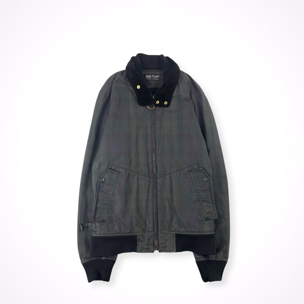 BEAMS / G9型 ブラックウォッチ柄ブルゾン 参考定価：32,000程度 SIZE:M