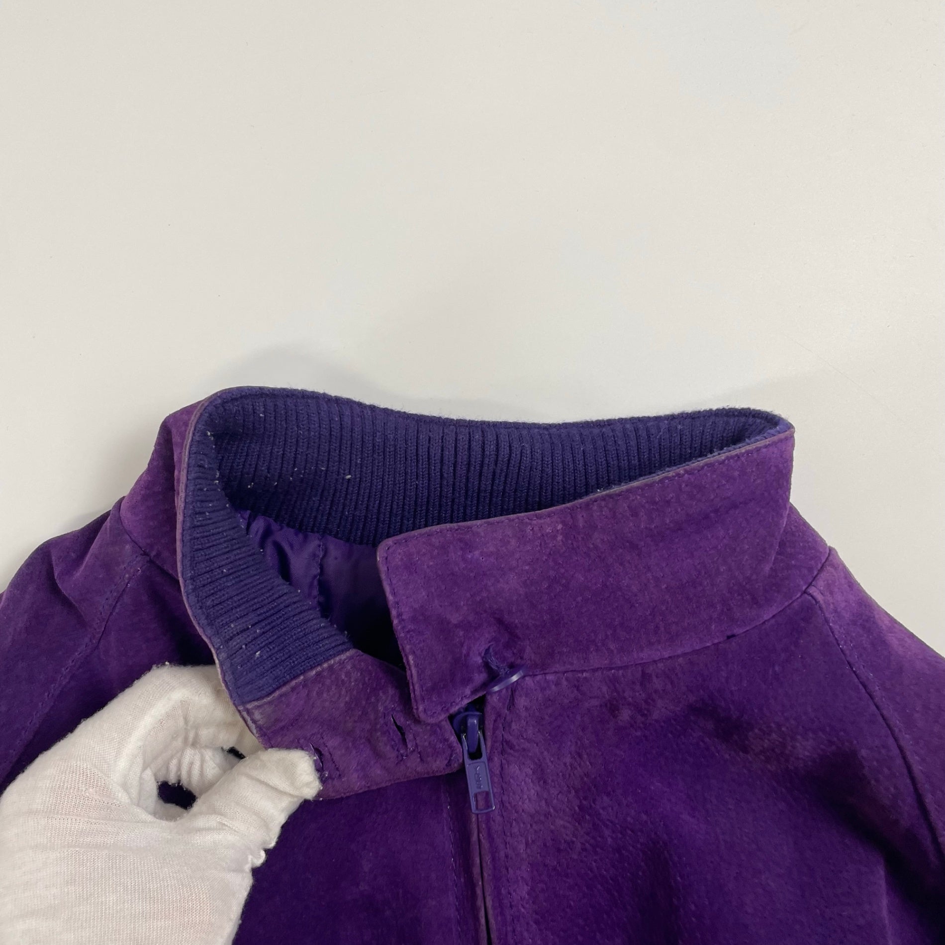 VINTAGE / ピッグレザーブルゾン パープル SIZE:M